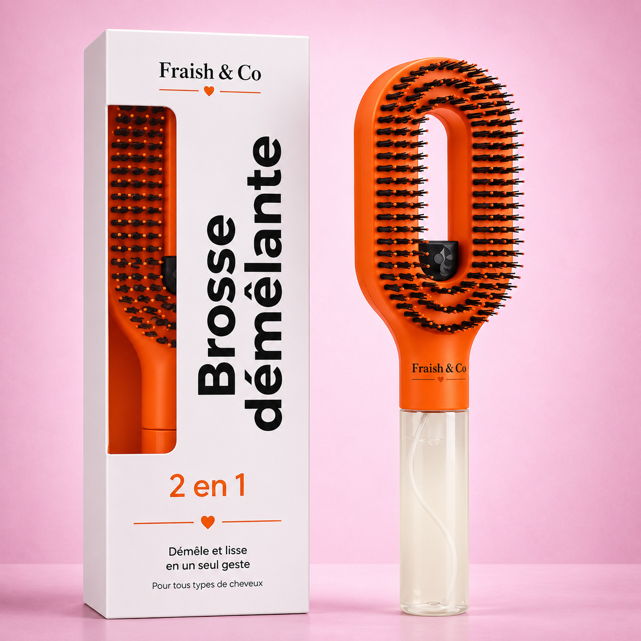 Brosse Démêlante 2 en 1
